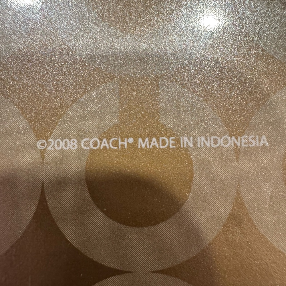 Coach Gold Gift bag - Picture 5 of 8